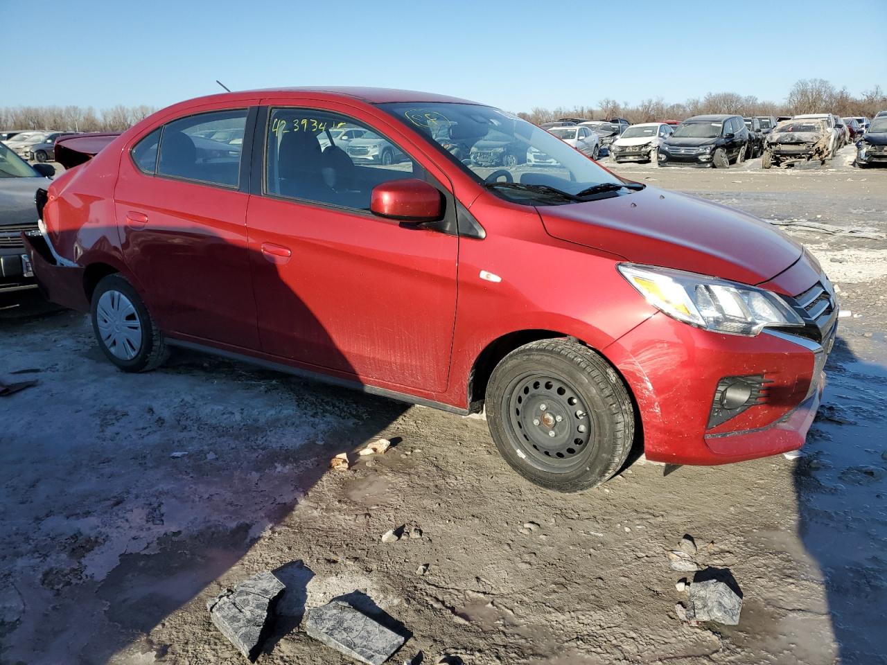 2022 MITSUBISHI MIRAGE G4 ES VIN:ML32FUFJ7NHF02811