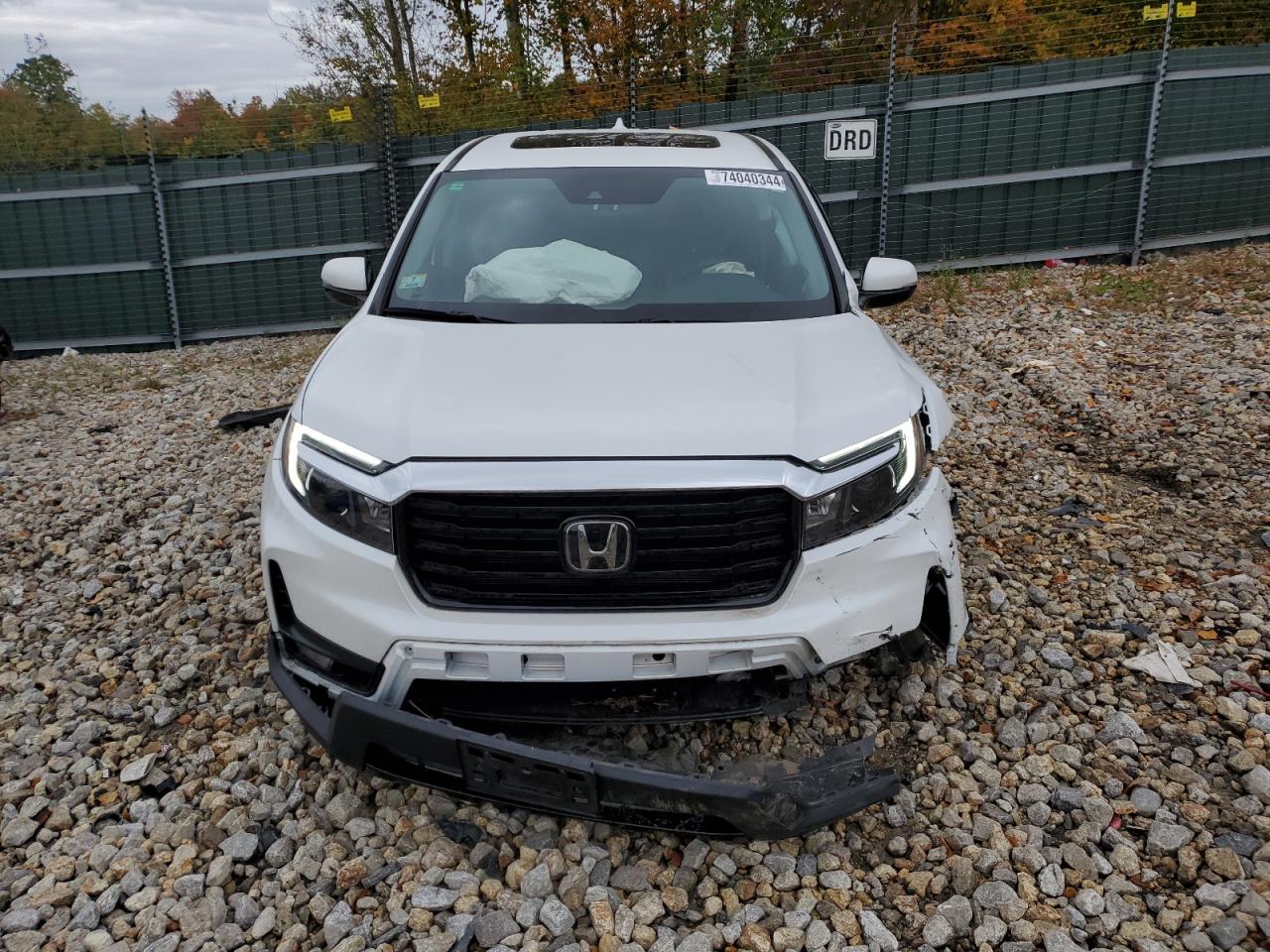 2022 HONDA RIDGELINE RTL VIN:5FPYK3F70NB028299