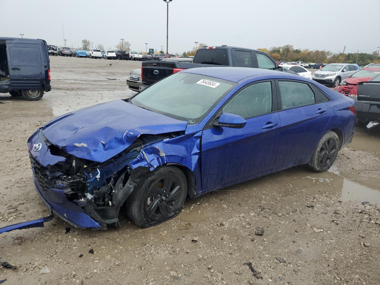 2022 HYUNDAI ELANTRA SEL VIN:KMHLM4AG2NU322199