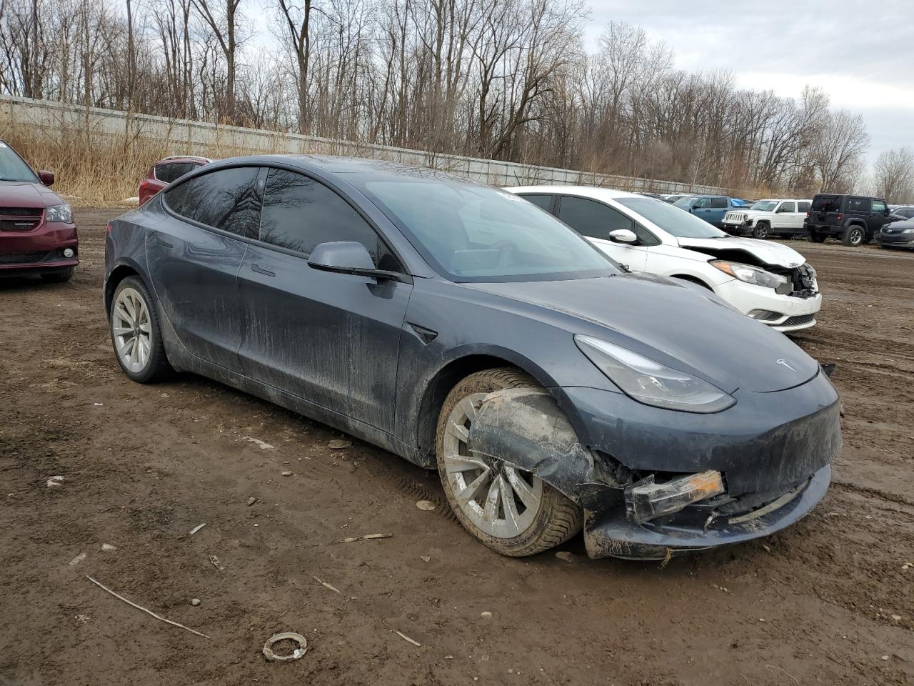 2022 TESLA MODEL 3  VIN:5YJ3E1EA3NF375976
