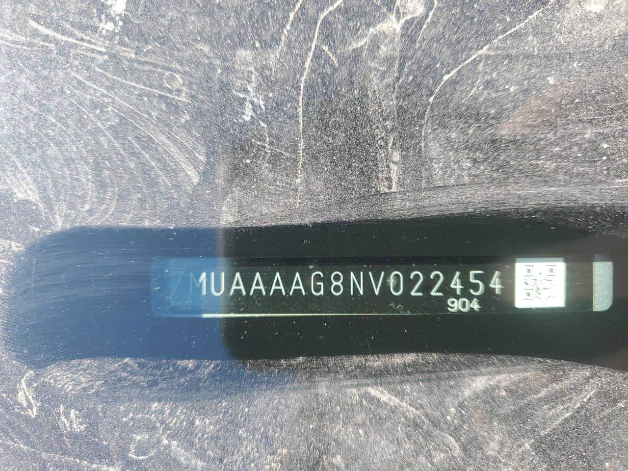 2022 TOYOTA COROLLA CROSS L VIN:7MUAAAAG8NV022454