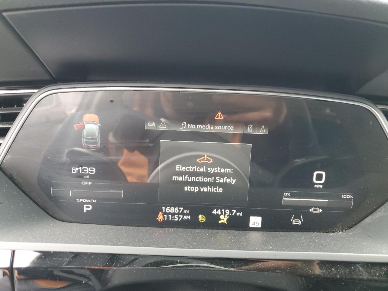 2022 AUDI E-TRON SPORTBACK PRESTIGE VIN:WA13AAGE4NB004110