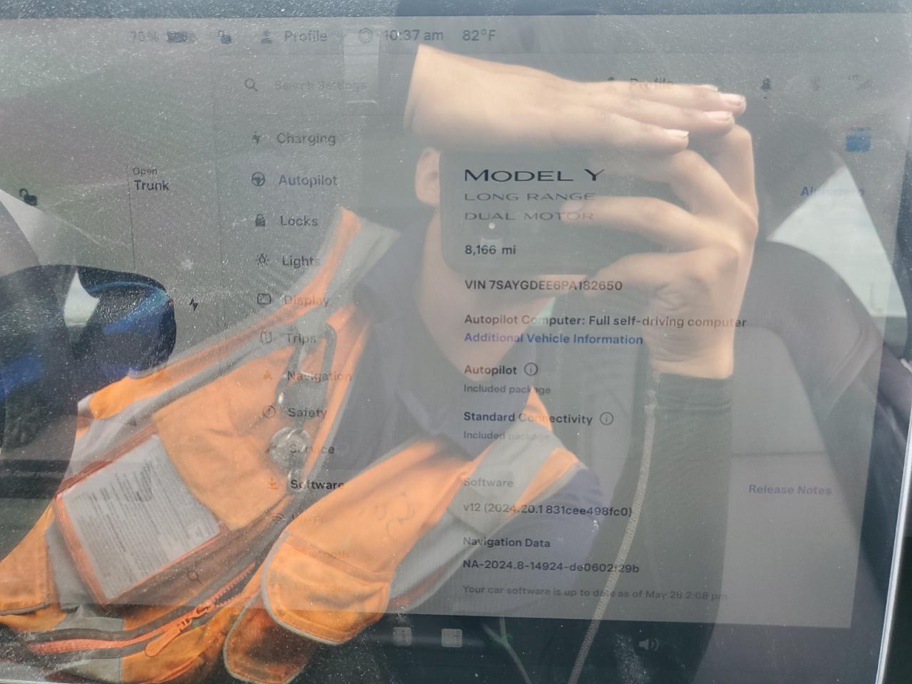 2023 TESLA MODEL Y  VIN:7SAYGDEE6PA182650