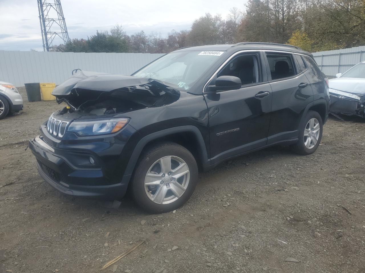 2022 JEEP COMPASS LATITUDE VIN:3C4NJDBB7NT128612