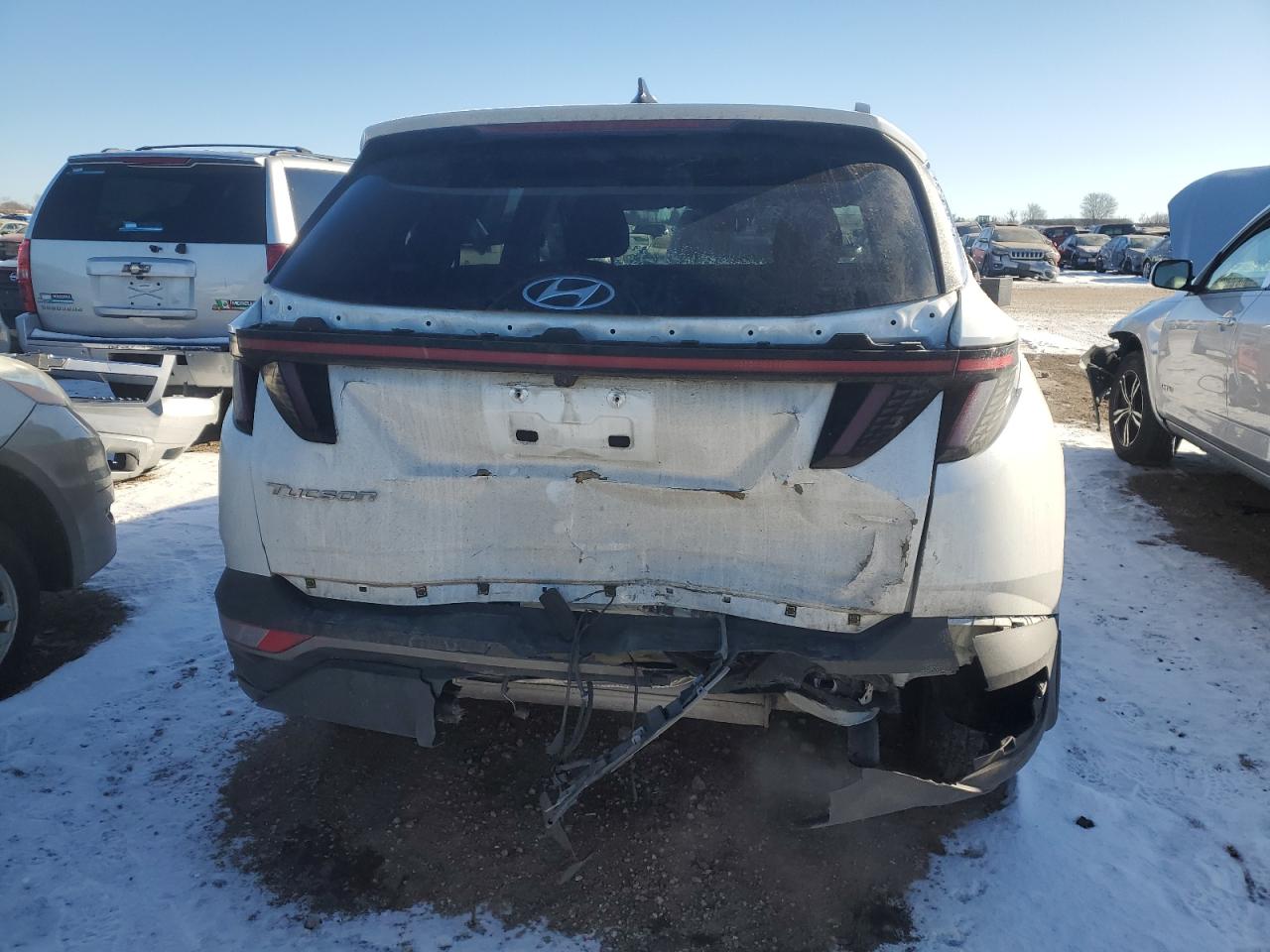 2022 HYUNDAI TUCSON SEL VIN:5NMJFCAE1NH093312
