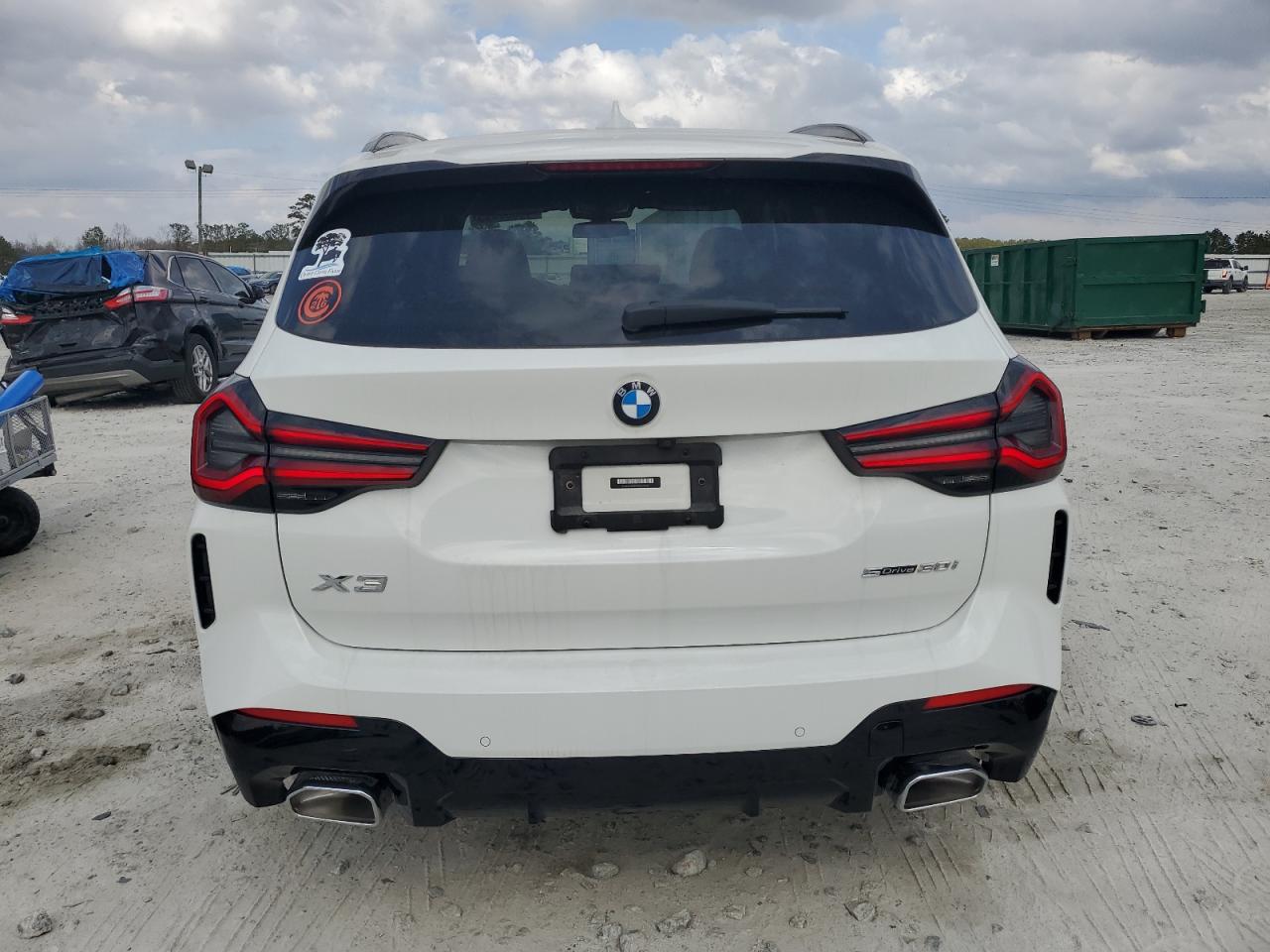 2022 BMW X3 SDRIVE30I VIN:5UX43DP03N9M75763