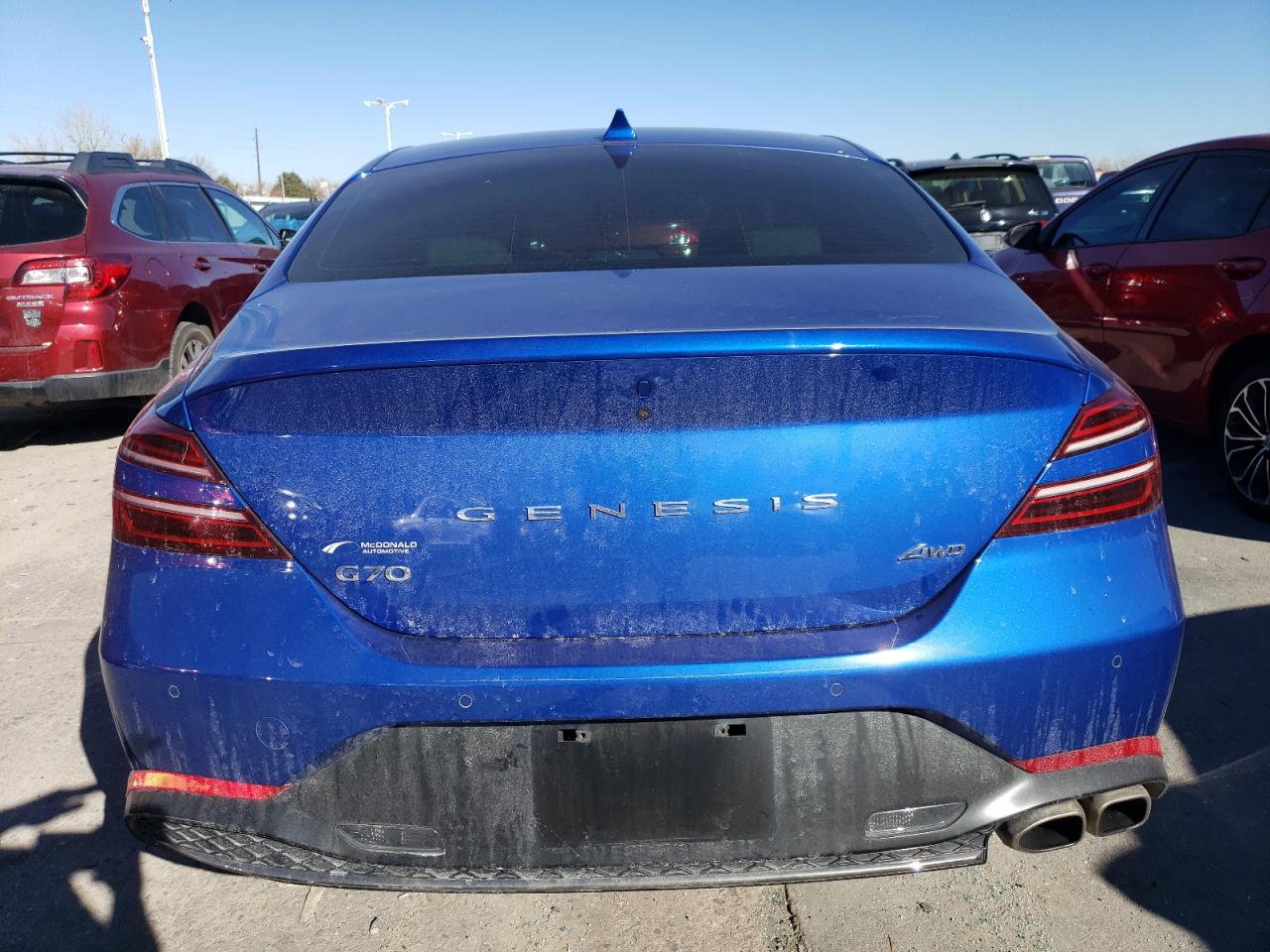 2023 GENESIS G70 BASE VIN:KMTG34TA6PU113019