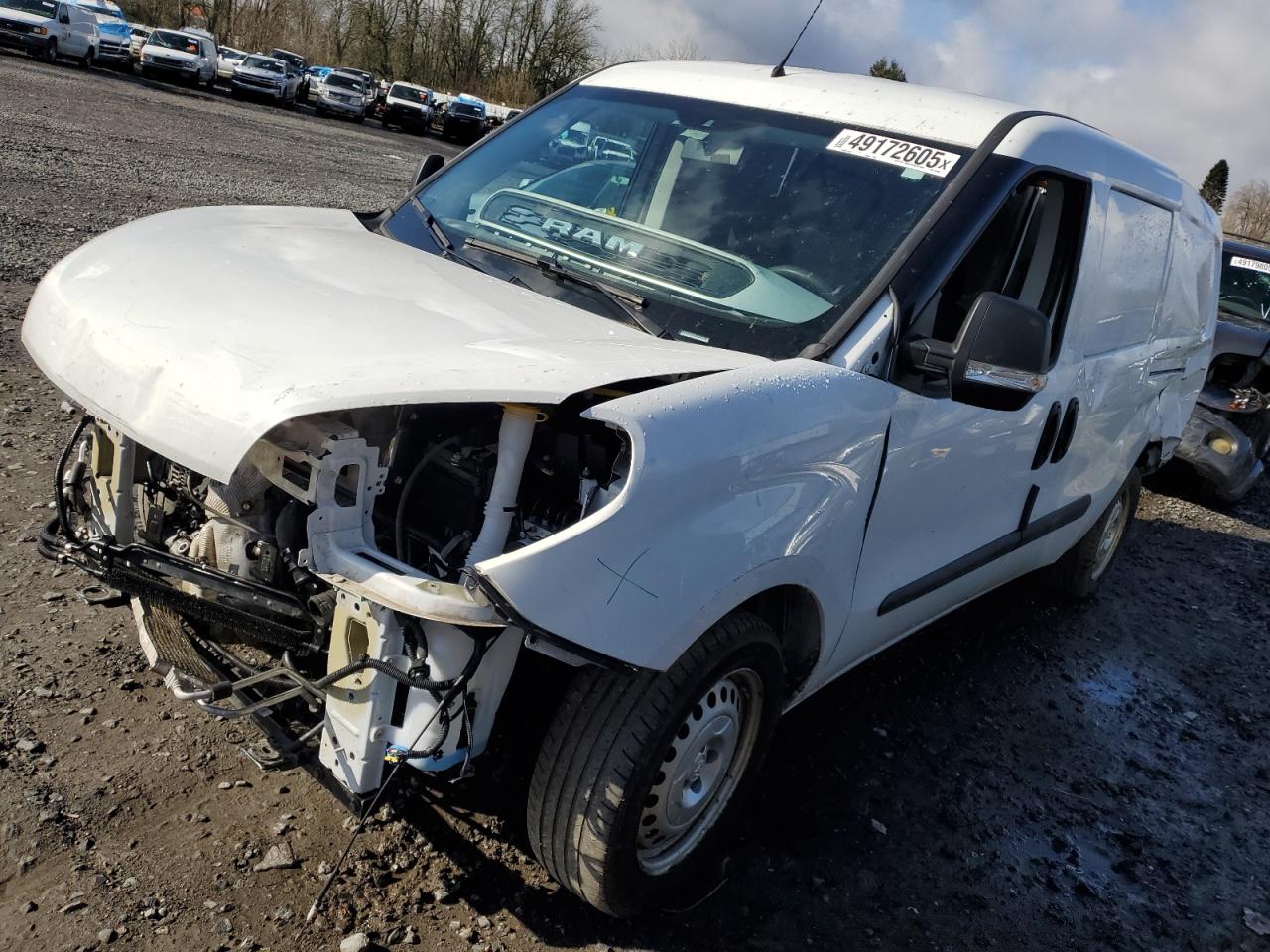 2022 RAM PROMASTER CITY TRADESMAN VIN:ZFBHRFAB4N6X86923