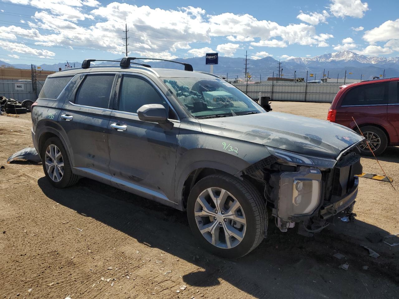 2022 HYUNDAI PALISADE SEL VIN:KM8R4DHE9NU415249