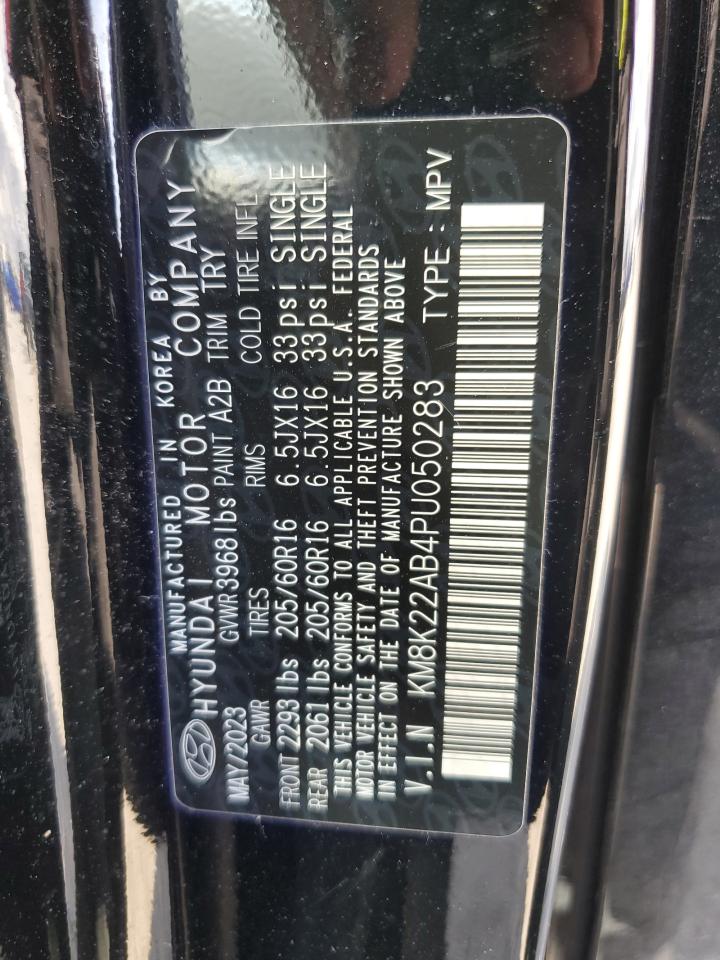 2023 HYUNDAI KONA SE VIN:KM8K22AB4PU050283