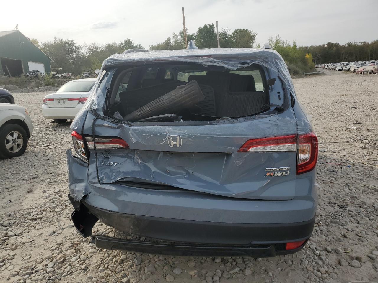 2022 HONDA PILOT SE VIN:5FNYF6H24NB084486