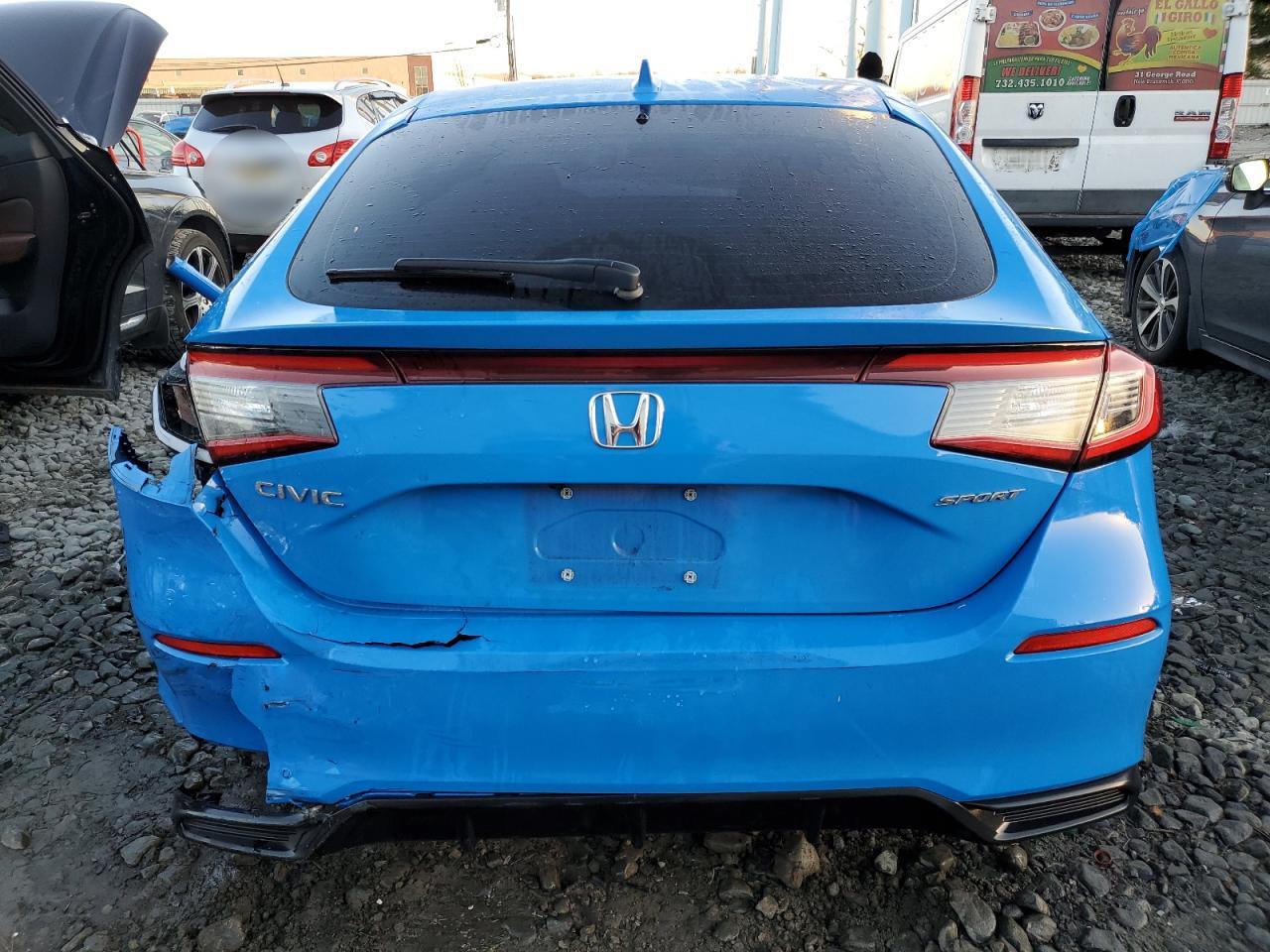 2022 HONDA CIVIC SPORT VIN:19XFL2H8XNE014834