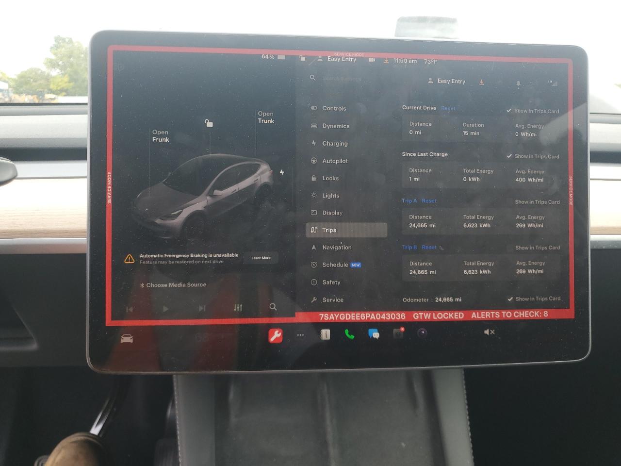 2023 TESLA MODEL Y  VIN:7SAYGDEE6PA043036