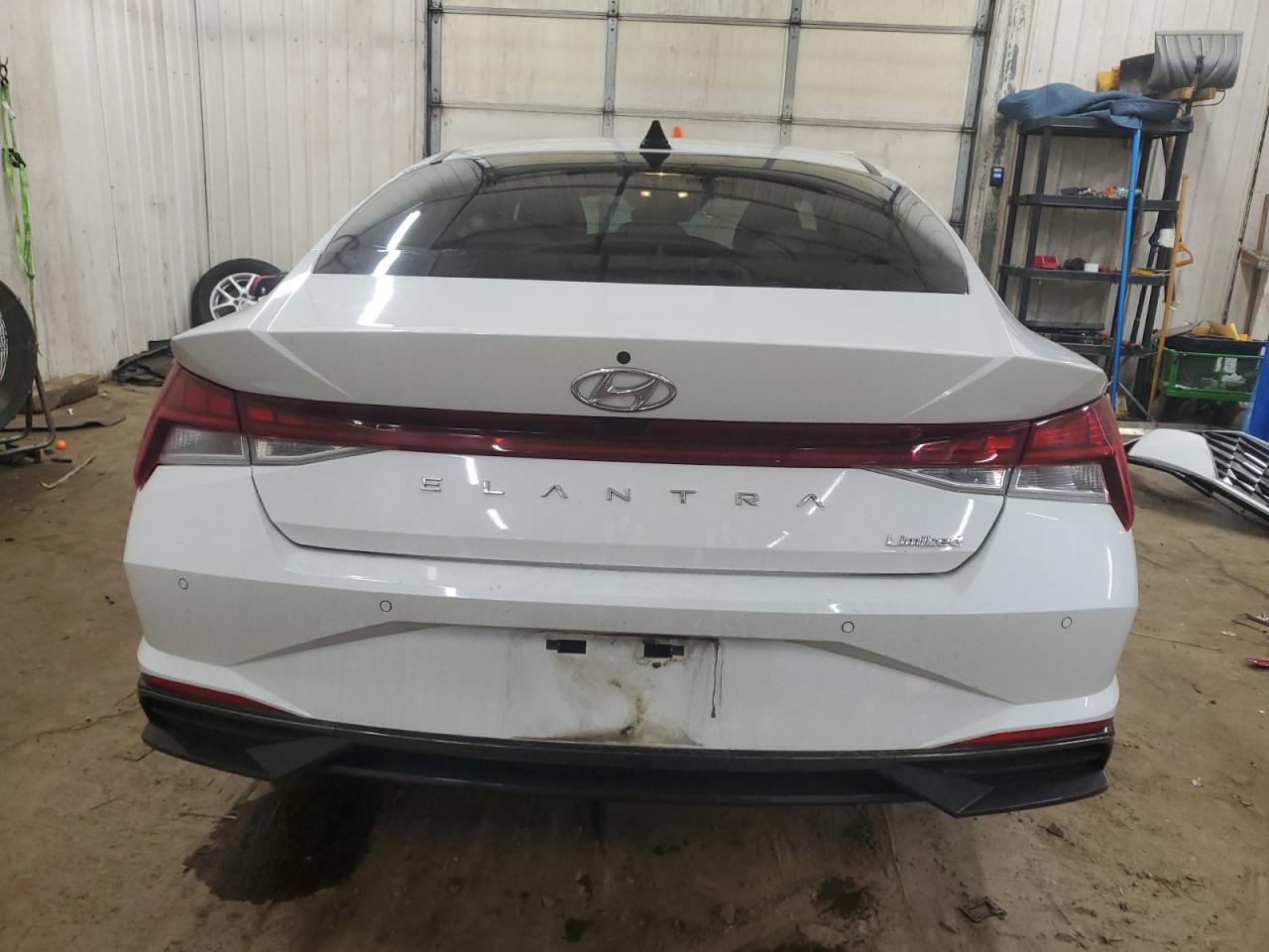 2022 HYUNDAI ELANTRA LIMITED VIN:5NPLP4AG1NH077174