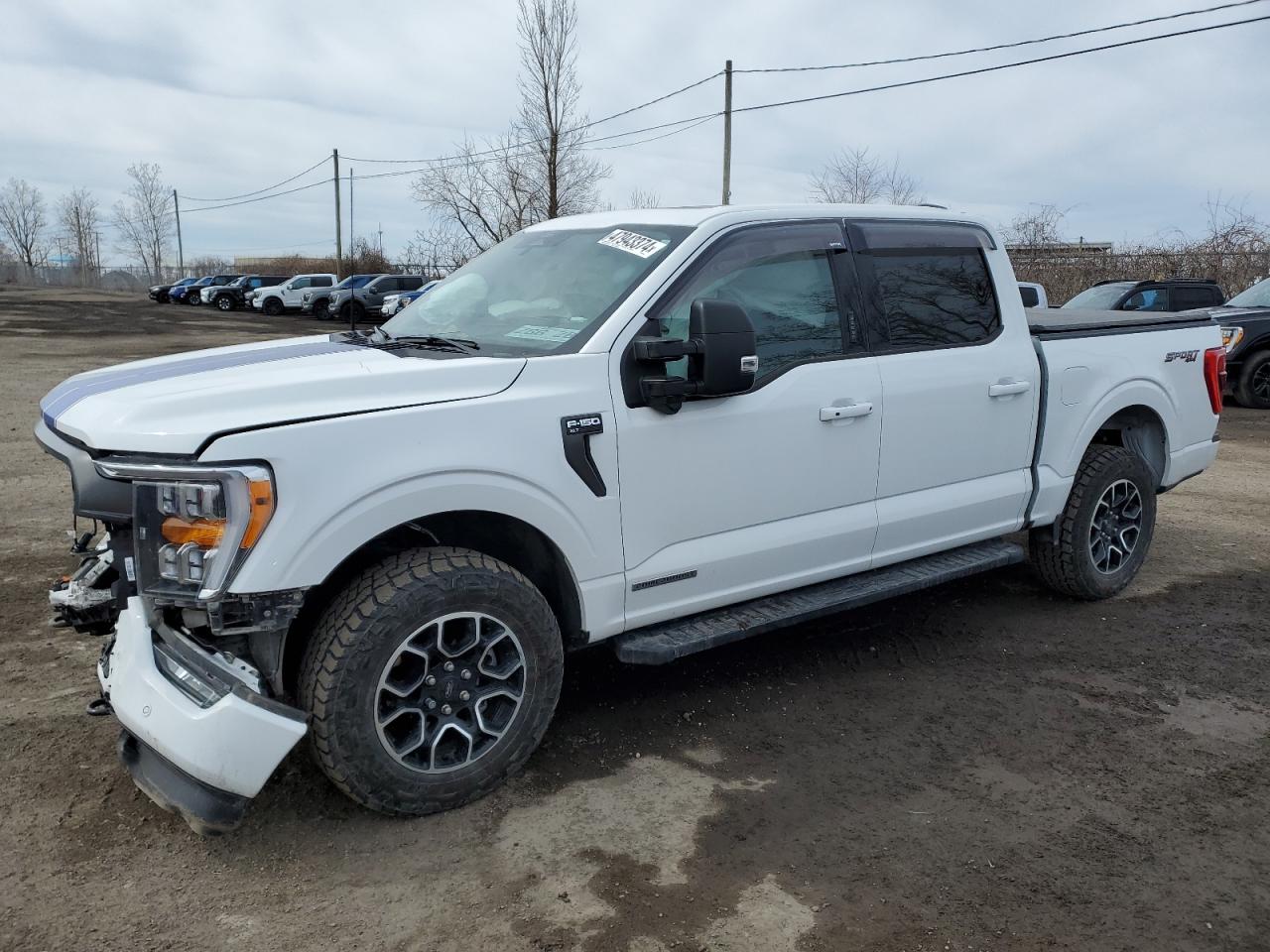 2022 FORD F150 SUPERCREW VIN:1FTFW1ED6NFB27365