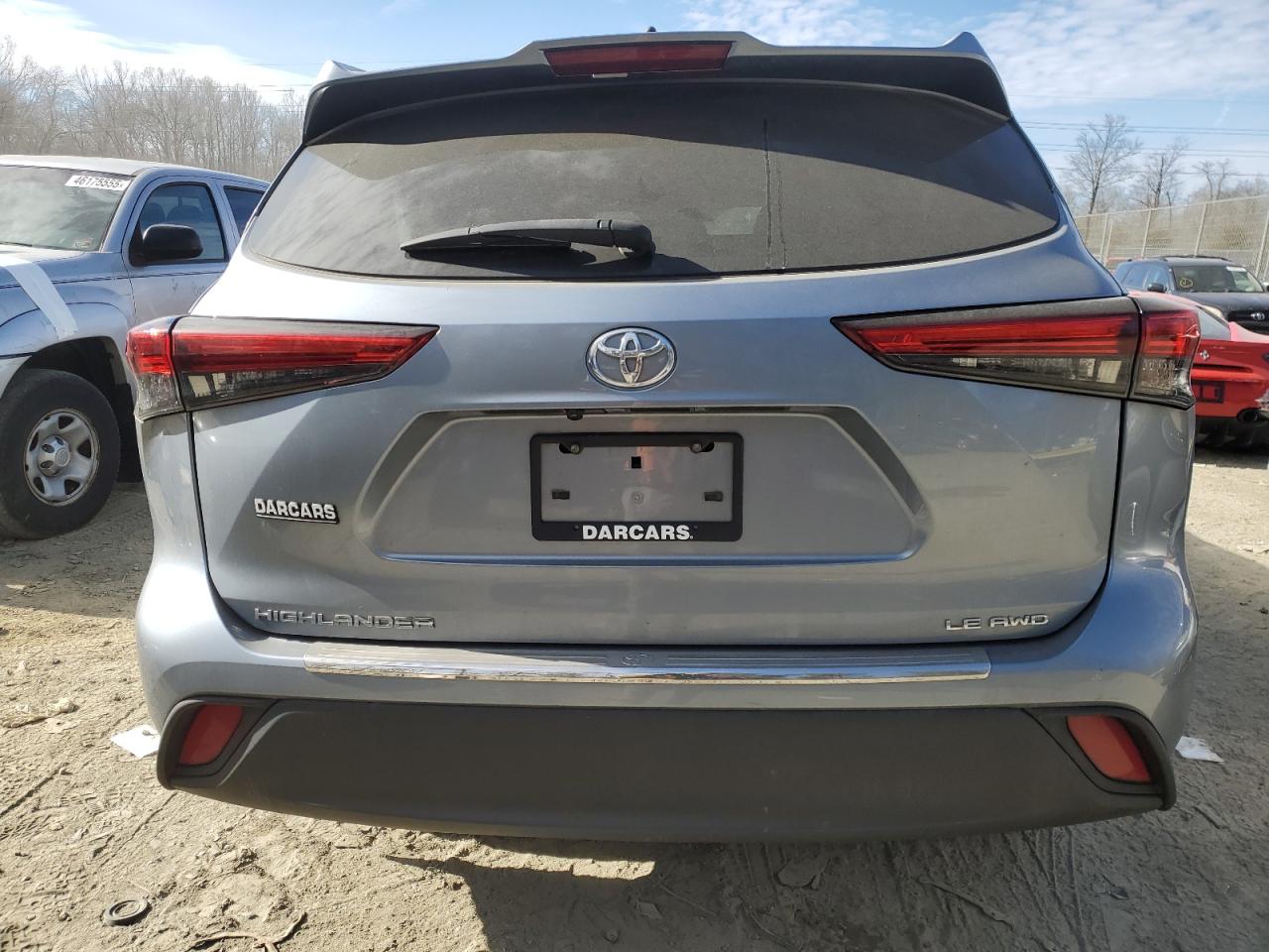 2022 TOYOTA HIGHLANDER L VIN:5TDBZRBH9NS246555