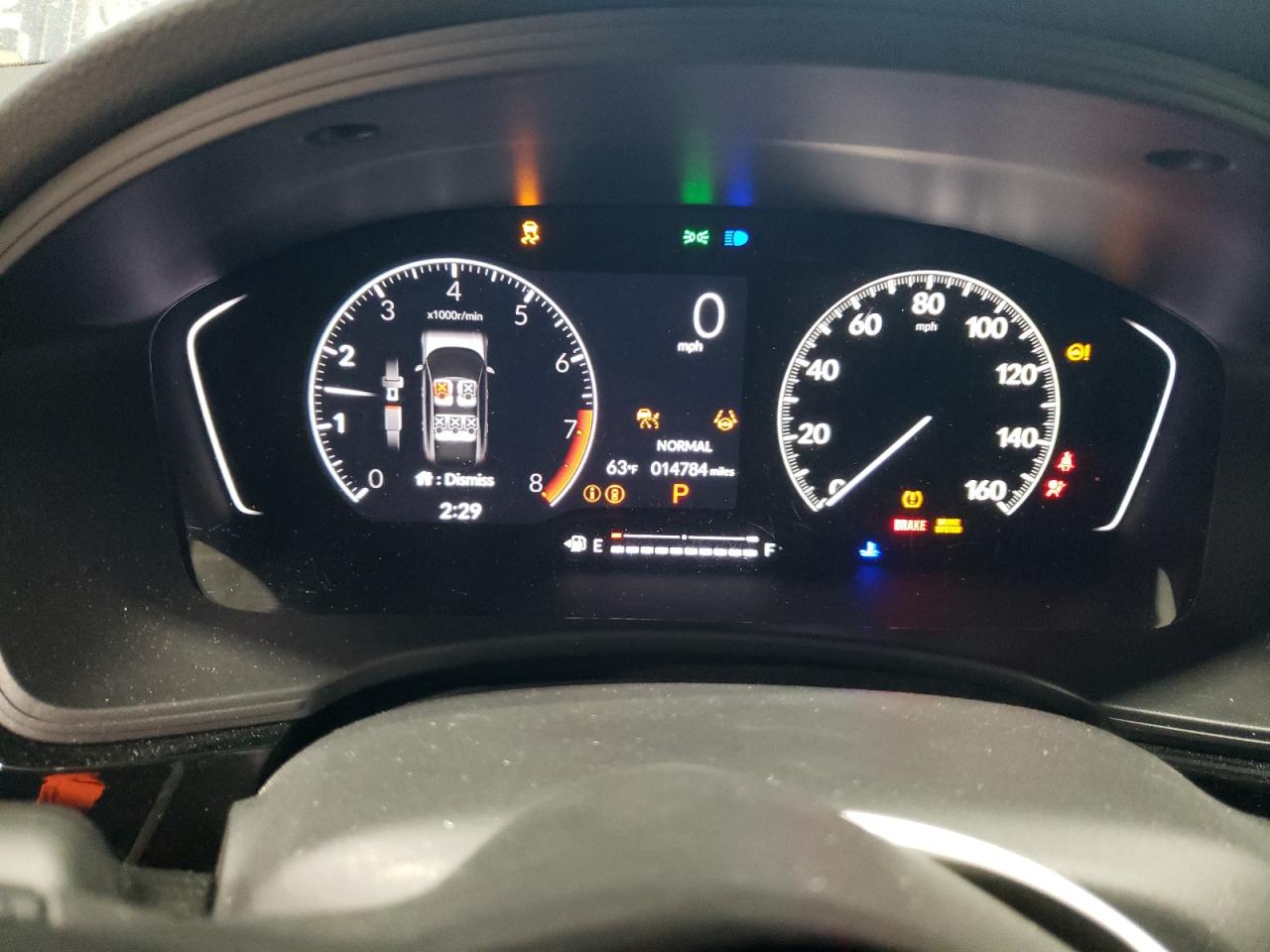 2023 HONDA CIVIC SPORT VIN:19XFL2H86PE021833