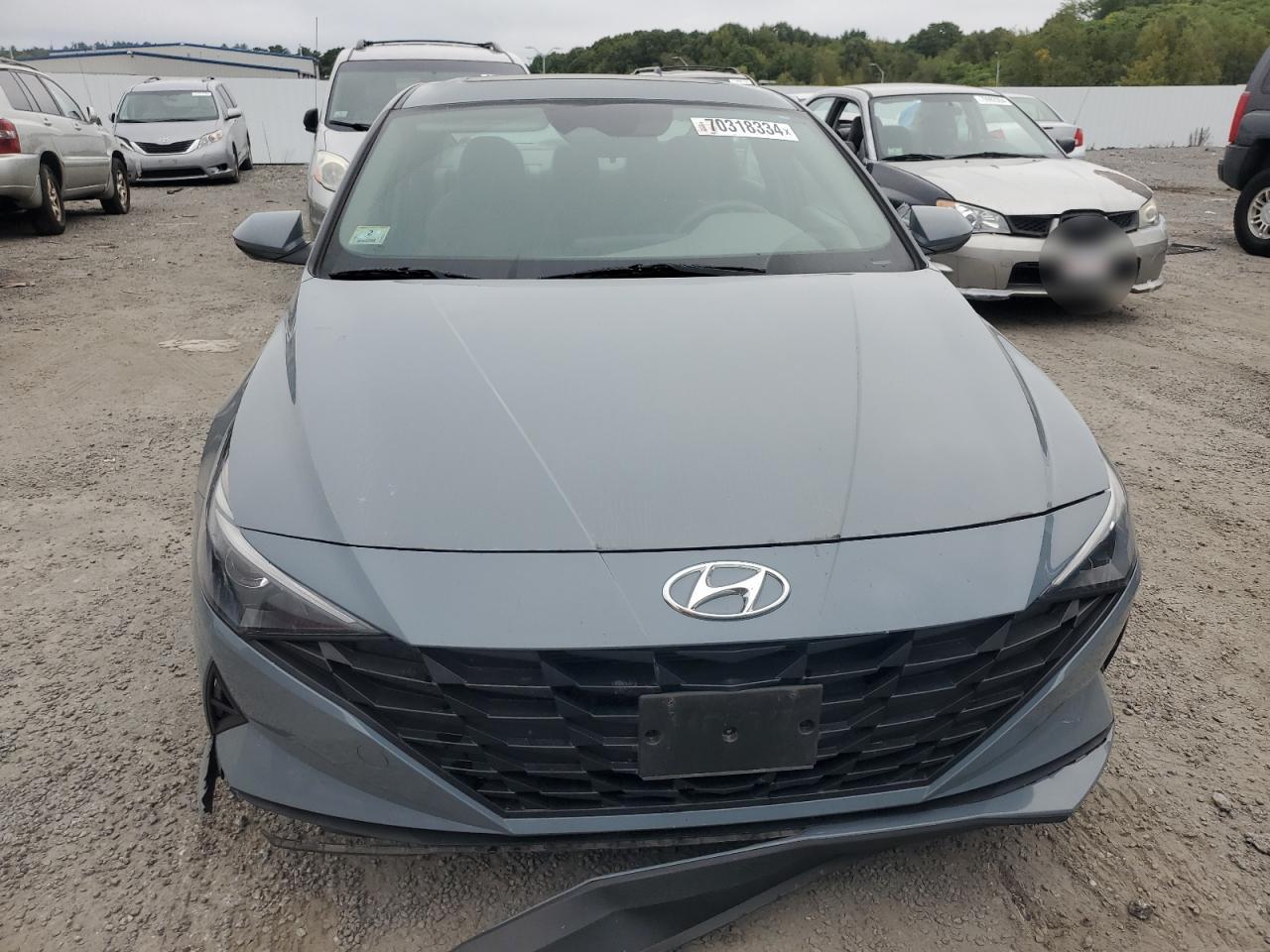 2022 HYUNDAI ELANTRA BLUE VIN:KMHLM4AJ0NU013326