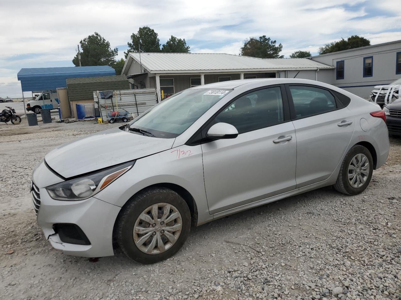 2022 HYUNDAI ACCENT SE VIN:3KPC24A62NE182364