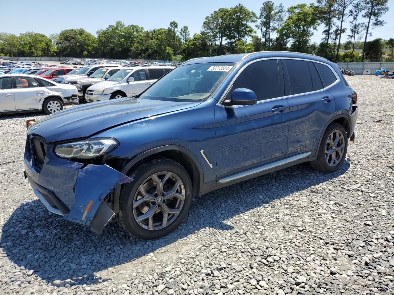 2022 BMW X3 SDRIVE30I VIN:5UX43DP0XN9L94890