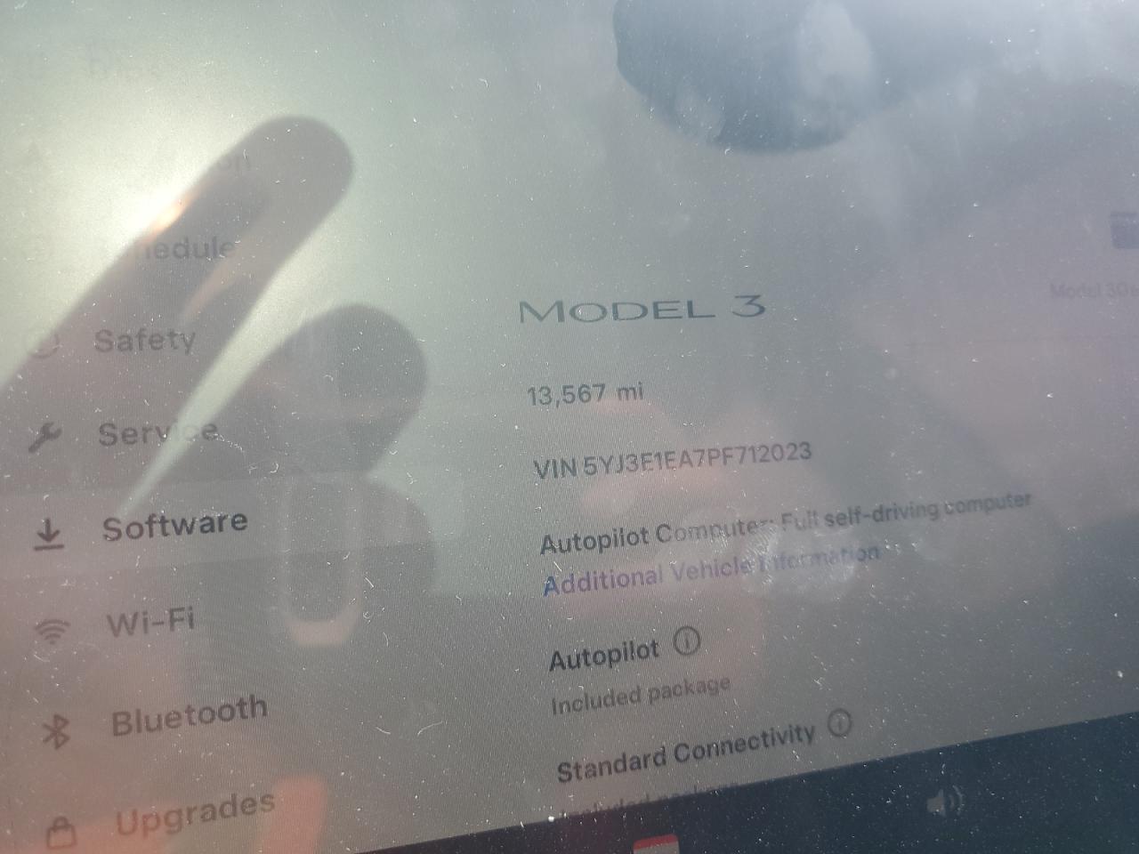 2023 TESLA MODEL 3 VIN:5YJ3E1EA7PF712023