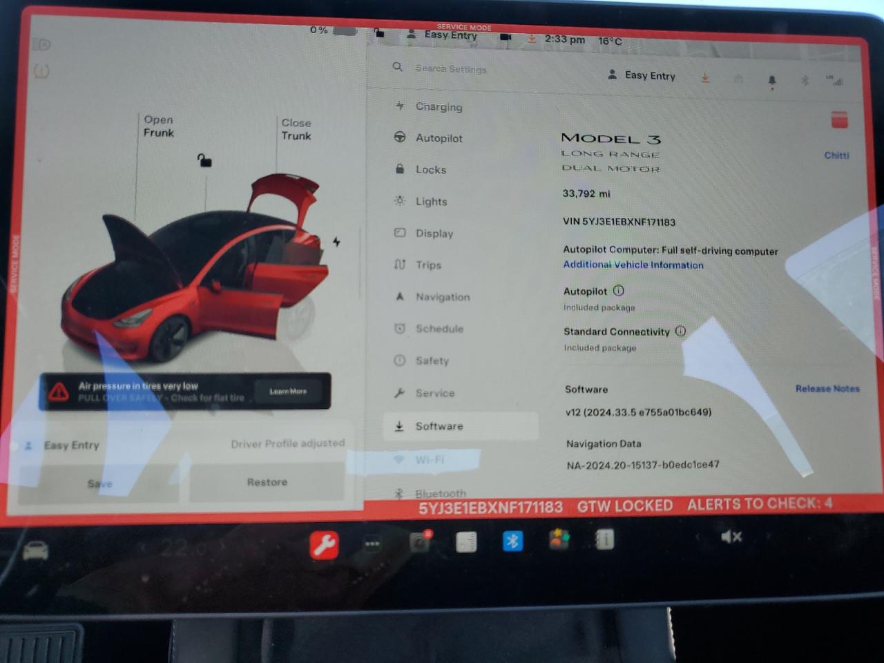 2022 TESLA MODEL 3  VIN:5YJ3E1EBXNF171183