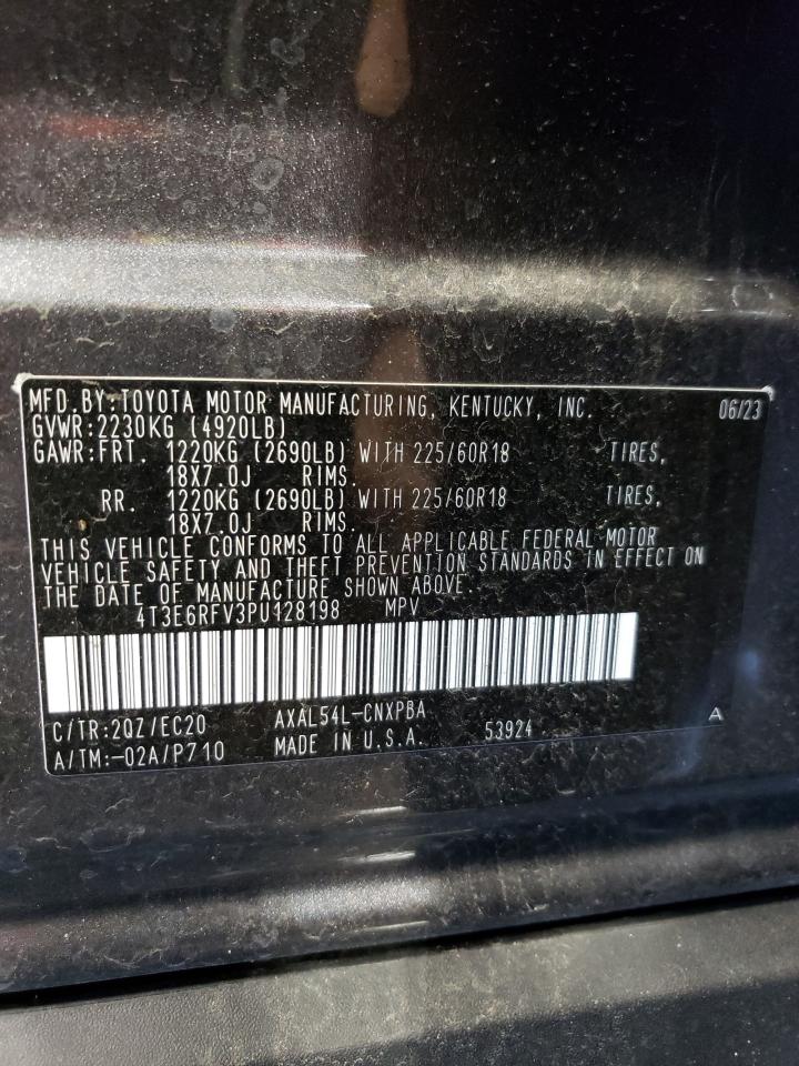 2023 TOYOTA RAV4 XSE VIN:4T3E6RFV3PU128198