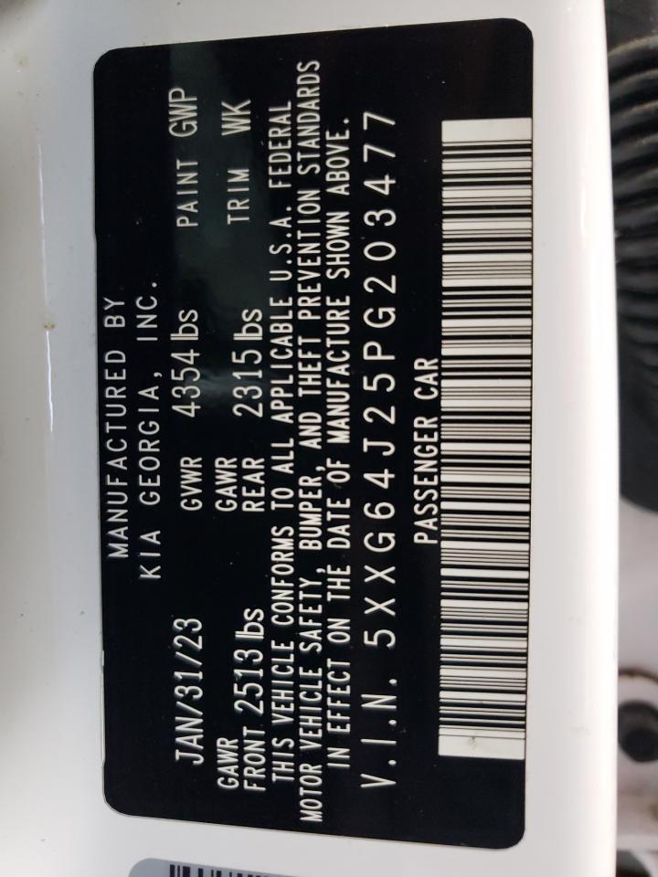 2023 KIA K5 GT LINE VIN:5XXG64J25PG203477