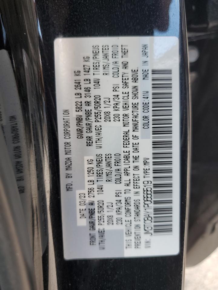 2023 MAZDA CX-9 TOURING PLUS VIN:JM3TCBAY1P0656519