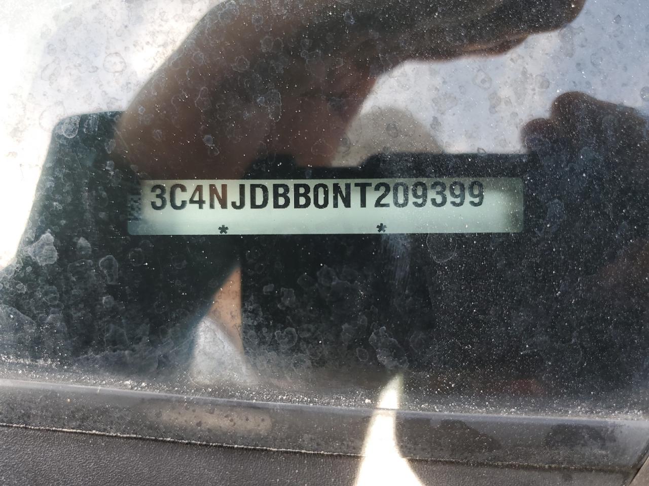 2022 JEEP COMPASS LATITUDE VIN:3C4NJDBB0NT209399