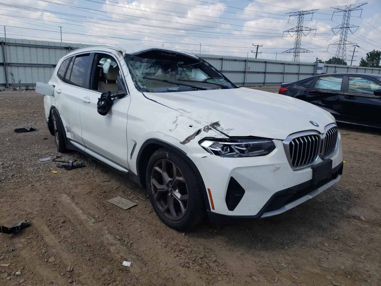 2022 BMW X3 XDRIVE30I VIN:5UX53DP04N9J41486