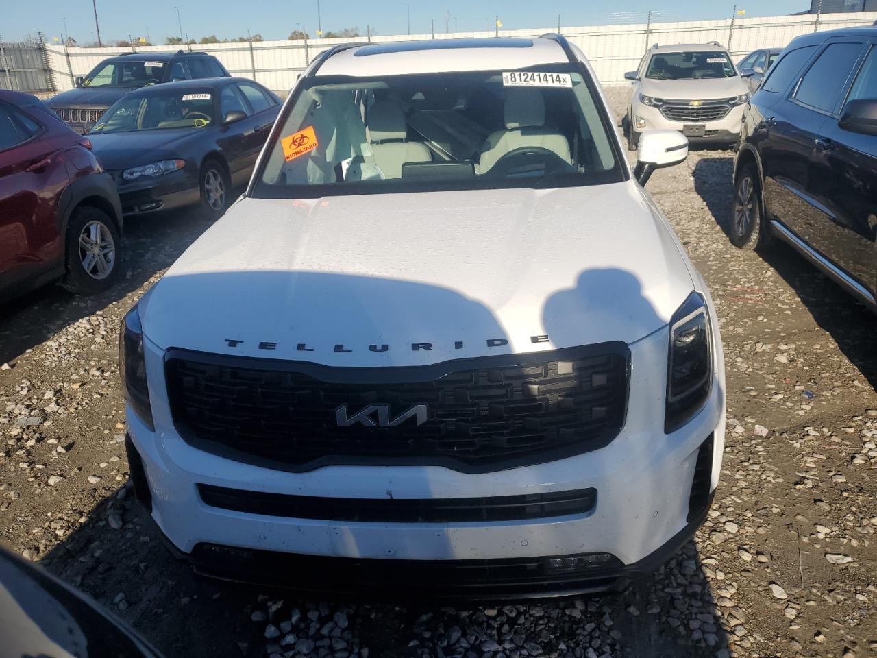 2022 KIA TELLURIDE SX VIN:5XYP5DHC9NG293680
