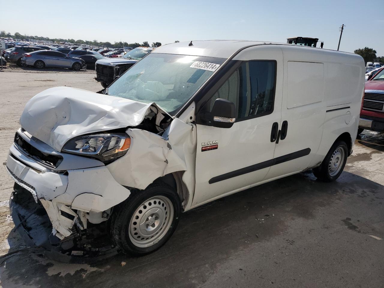 2022 RAM PROMASTER CITY TRADESMAN VIN:ZFBHRFAB2N6W65596