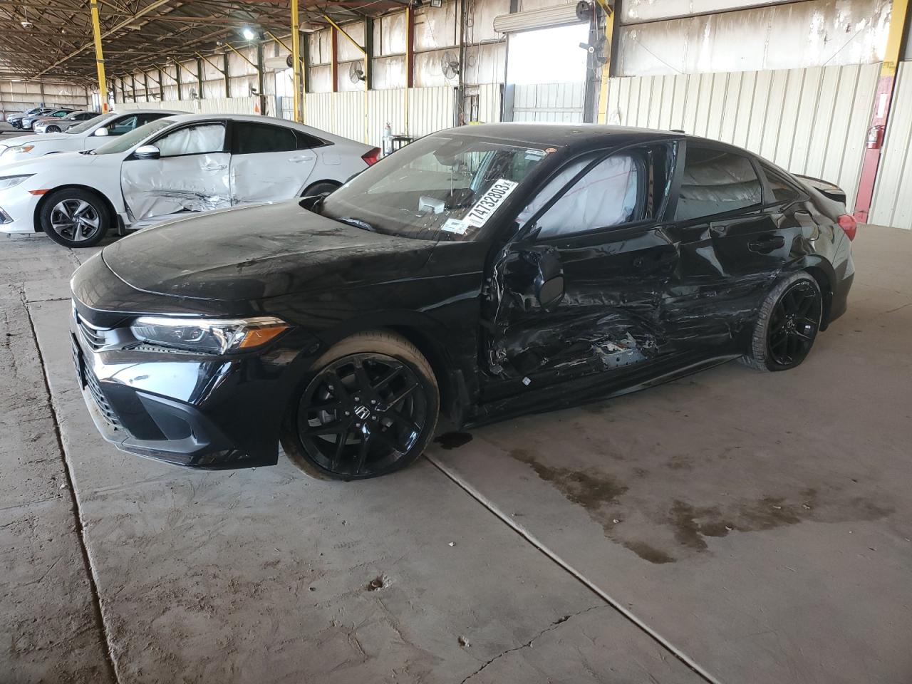 2022 HONDA CIVIC SPORT VIN:2HGFE2F55NH575855