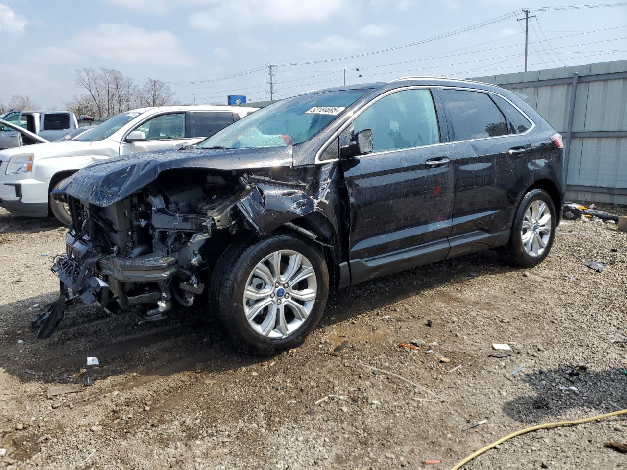 2022 FORD EDGE TITANIUM VIN:2FMPK4K91NBA74220