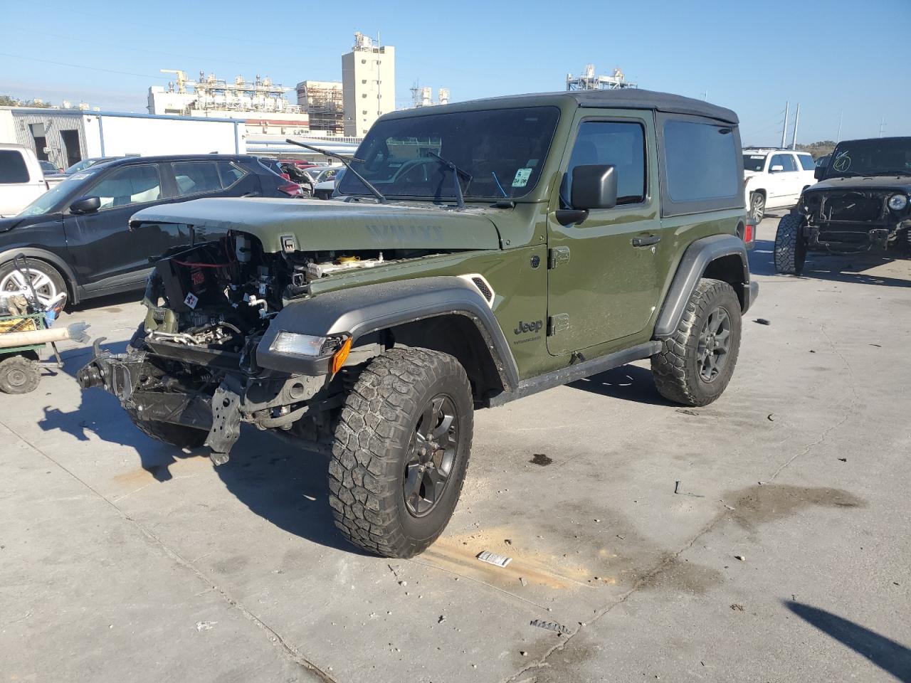 2022 JEEP WRANGLER SPORT VIN:1C4GJXAN6NW177249