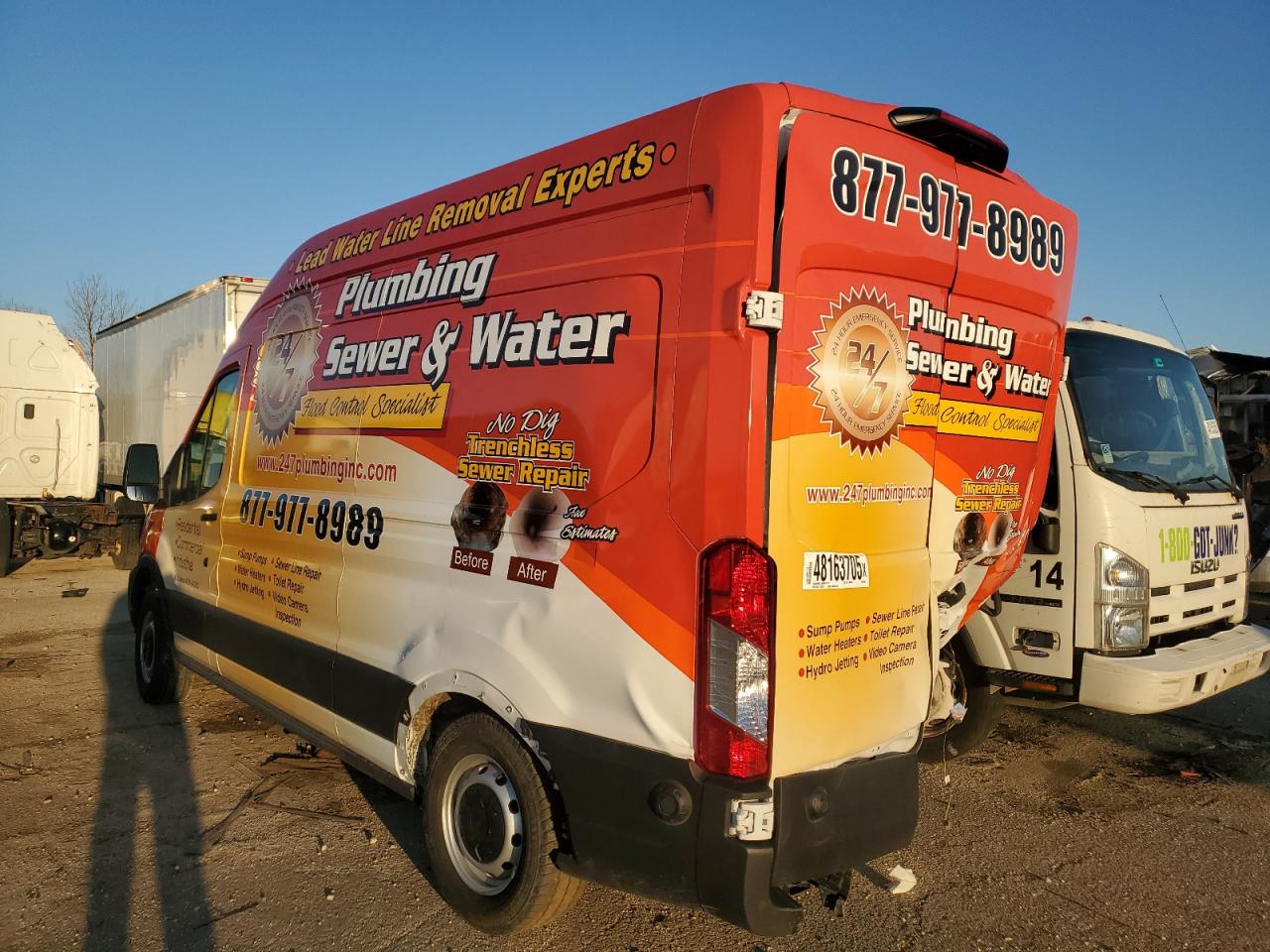 2024 FORD TRANSIT T-250 VIN:1FTBR1X87RKA01888