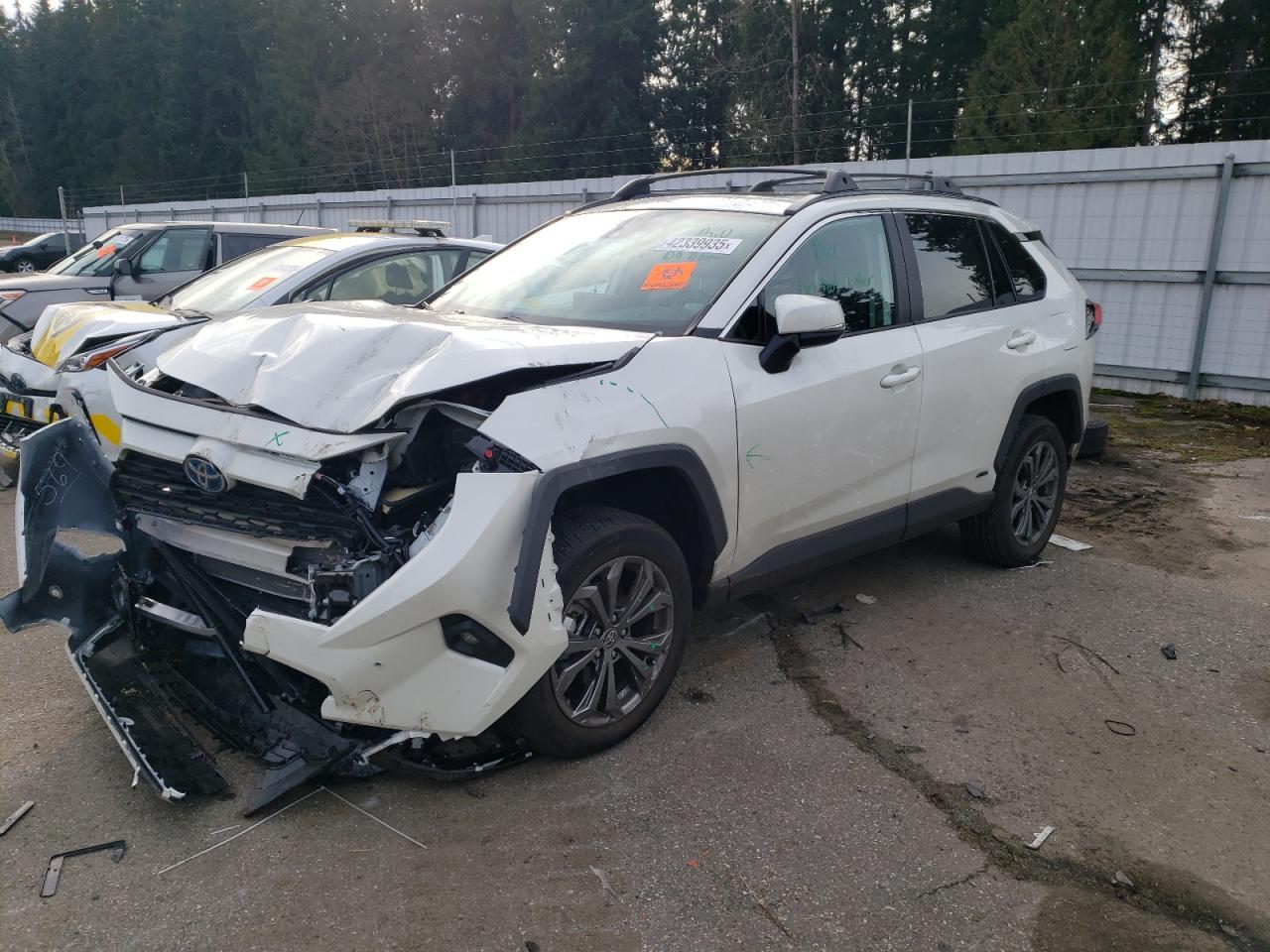2022 TOYOTA RAV4 XLE PREMIUM VIN:4T3B6RFV0NU082751