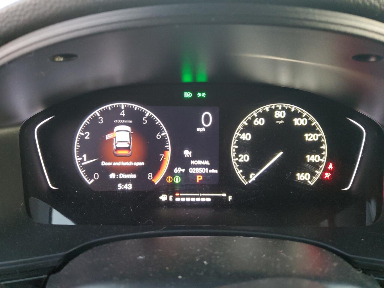 2022 HONDA CIVIC SPORT VIN:19XFL2H84NE007684