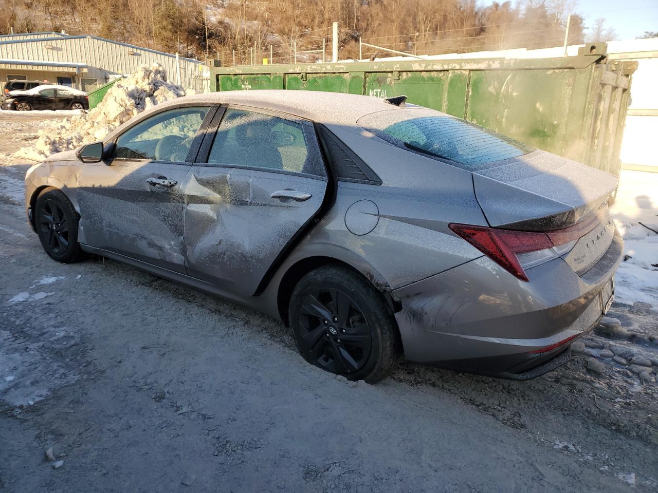 2022 HYUNDAI ELANTRA BLUE VIN:KMHLM4AJXNU023796