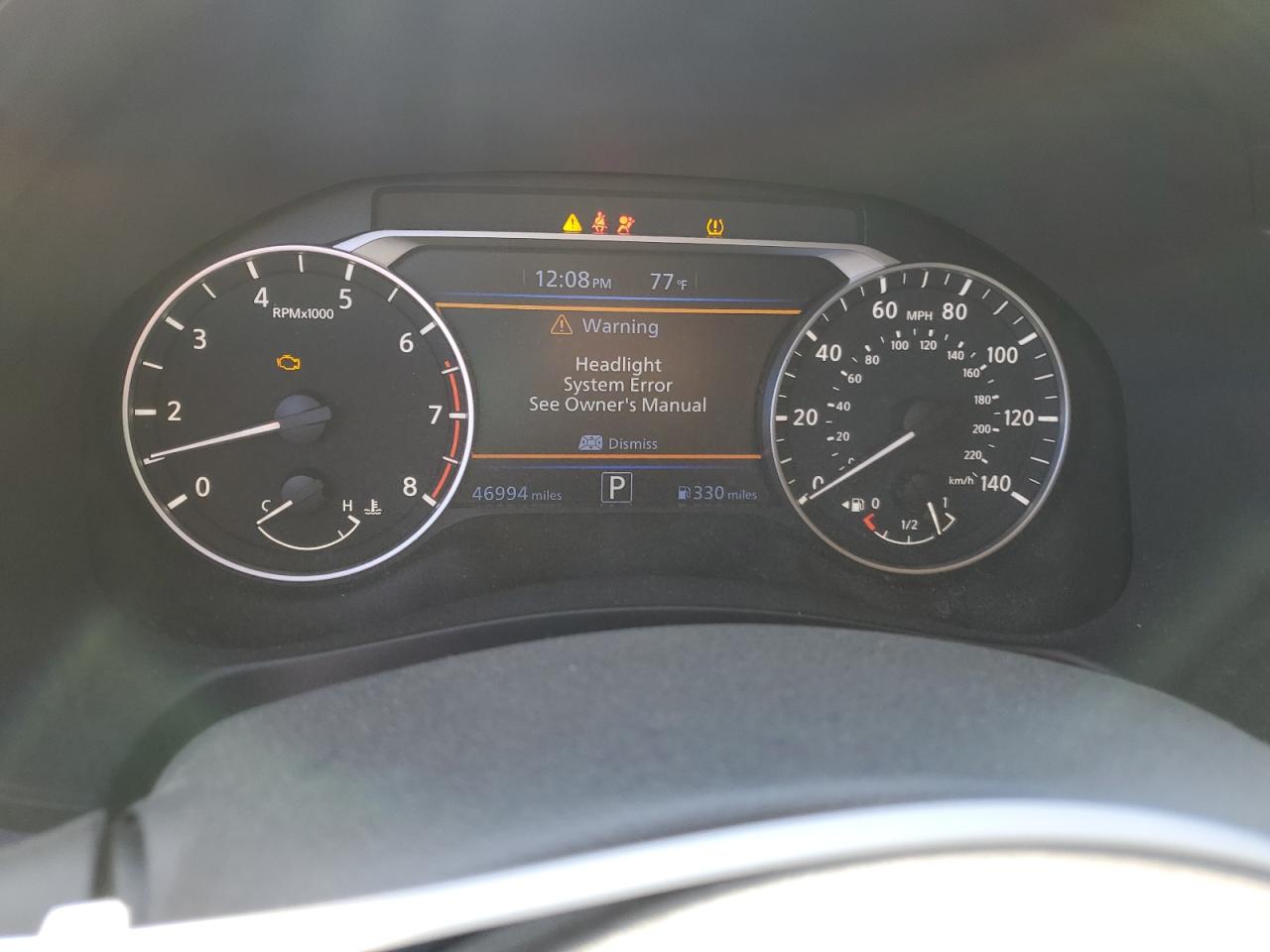 2022 NISSAN ALTIMA SR VIN:1N4BL4CV7NN396314