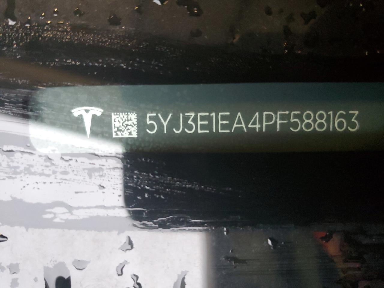 2023 TESLA MODEL 3  VIN:5YJ3E1EA4PF588163