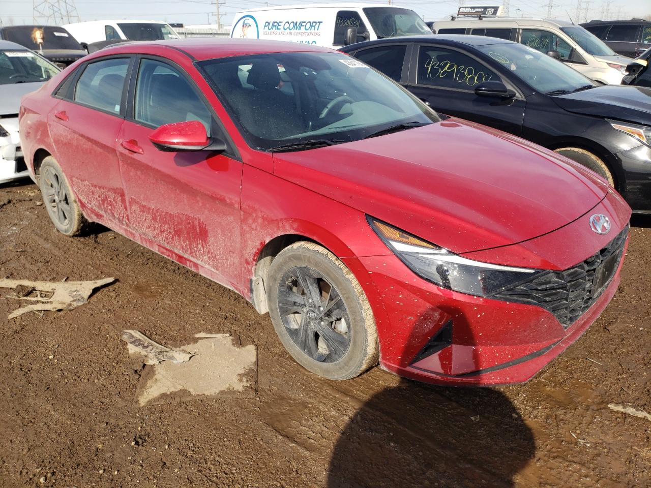 2022 HYUNDAI ELANTRA SEL VIN:KMHLM4AG1NU375816