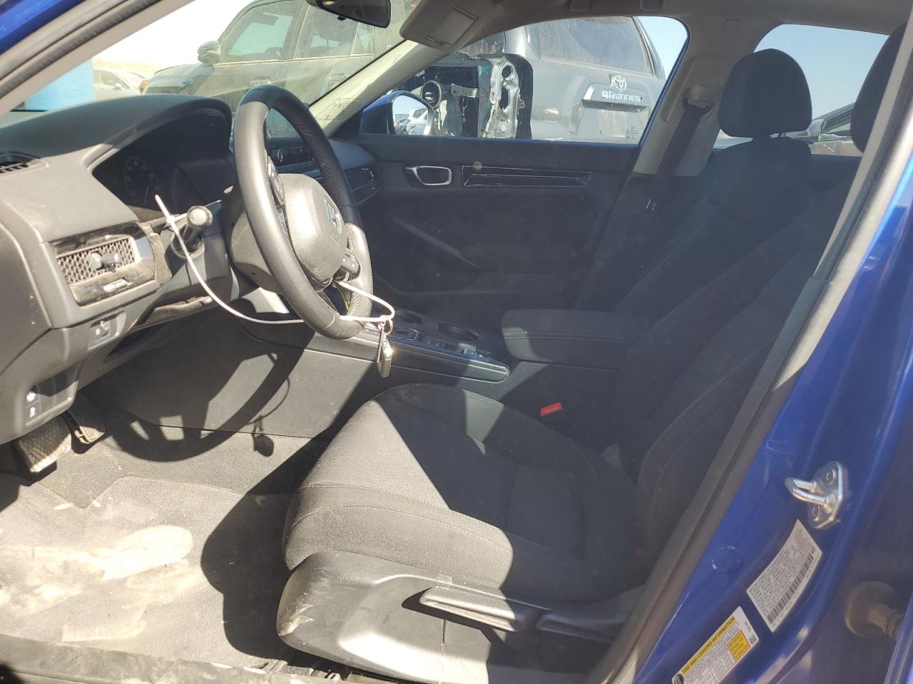 2022 HONDA CIVIC EX VIN:2HGFE1F71NH309034