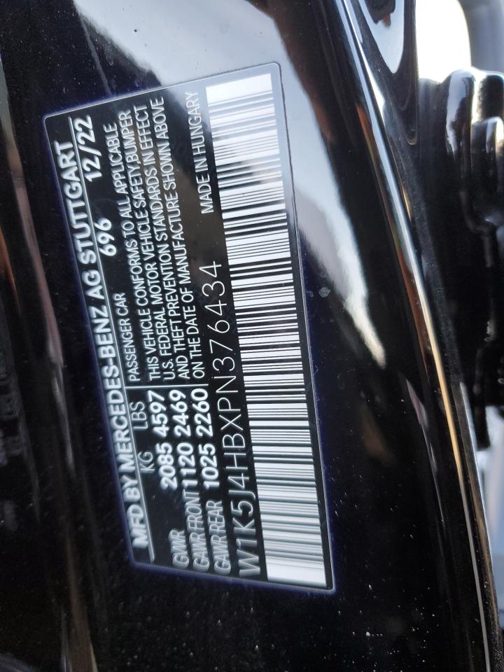 2023 MERCEDES-BENZ CLA 250 4MATIC VIN:W1K5J4HBXPN376434