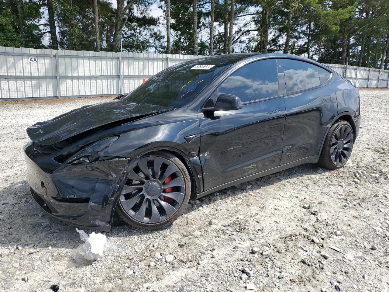 2022 TESLA MODEL Y  VIN:7SAYGDEF7NF376709