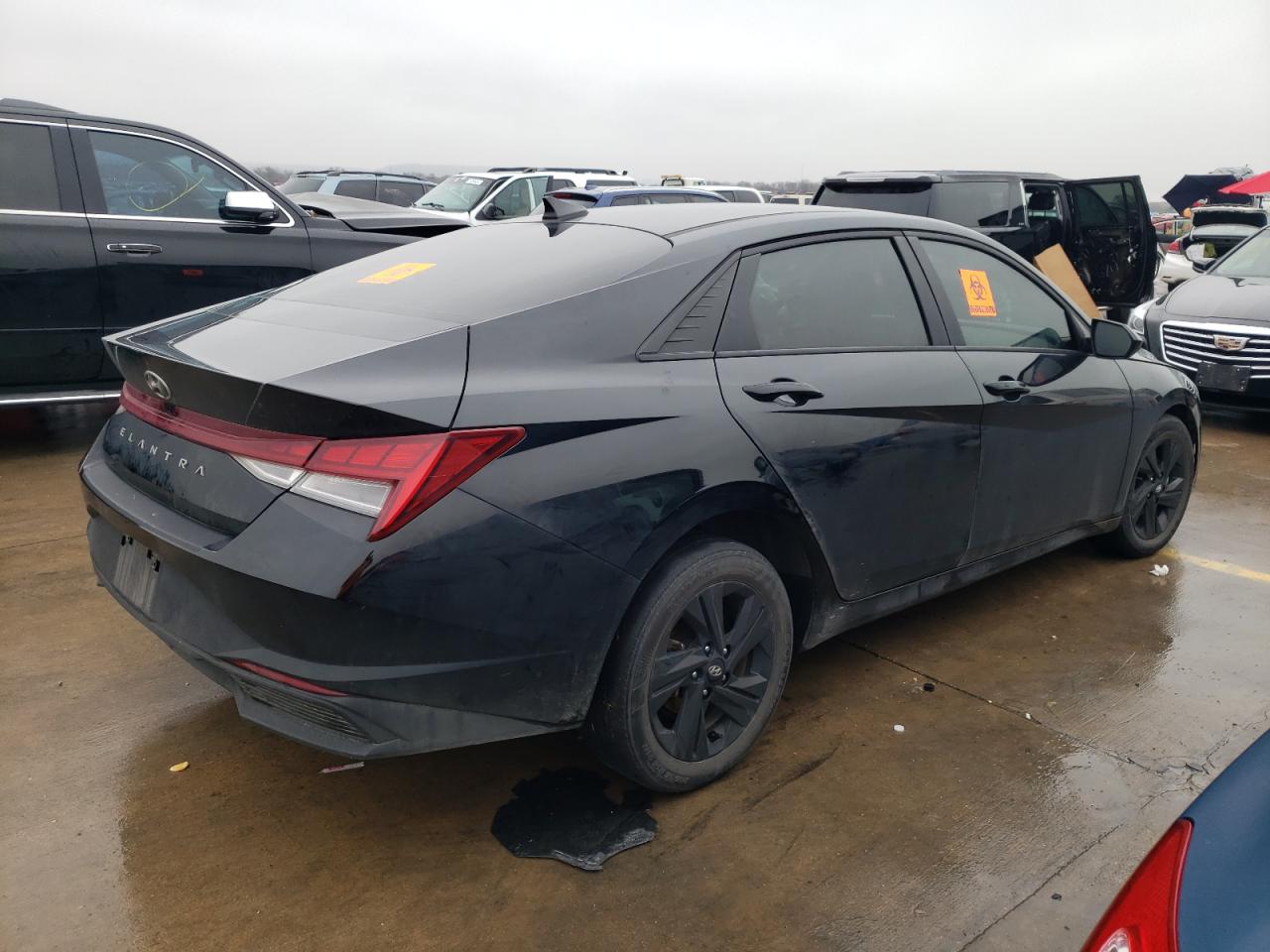 2022 HYUNDAI ELANTRA BLUE VIN:KMHLM4AJ7NU031595