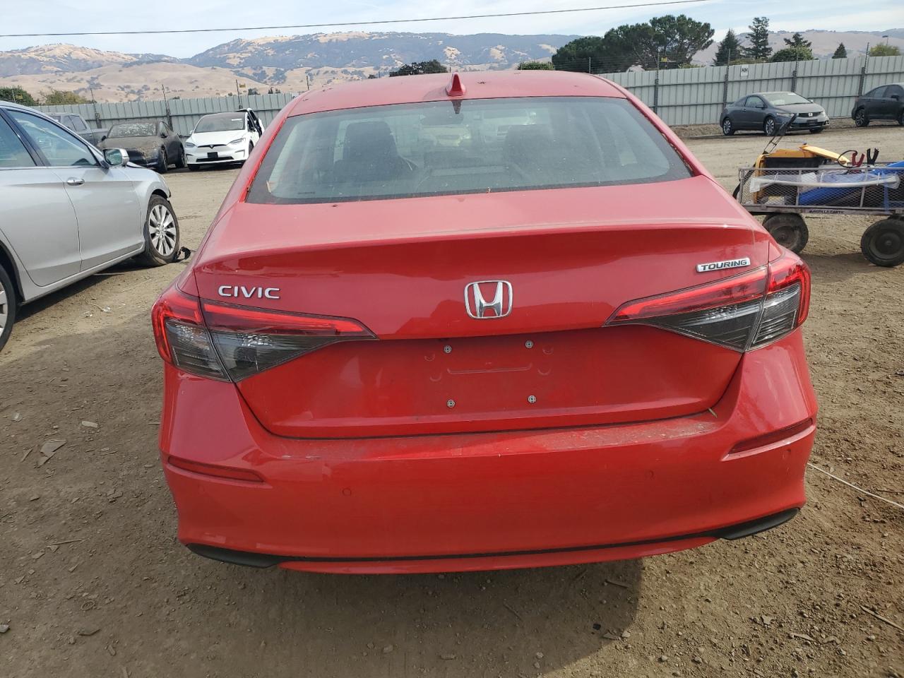 2022 HONDA CIVIC TOURING VIN:2HGFE1F91NH316082
