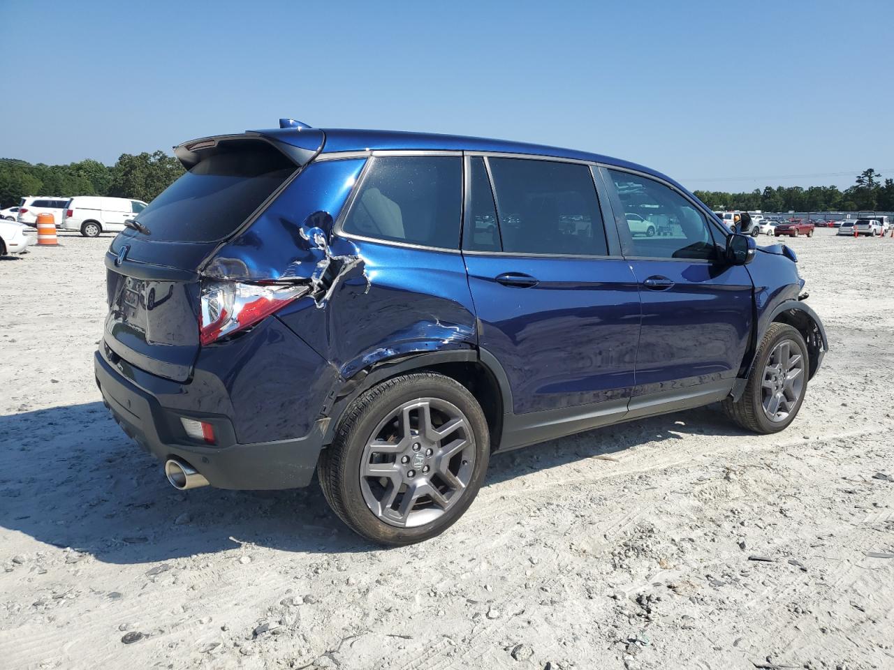 2022 HONDA PASSPORT EXL VIN:5FNYF7H53NB006832