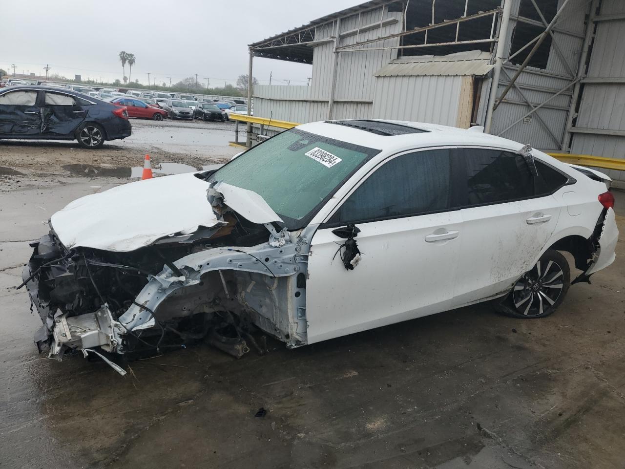 2022 HONDA CIVIC EX VIN:JHMFE1F75NX000210